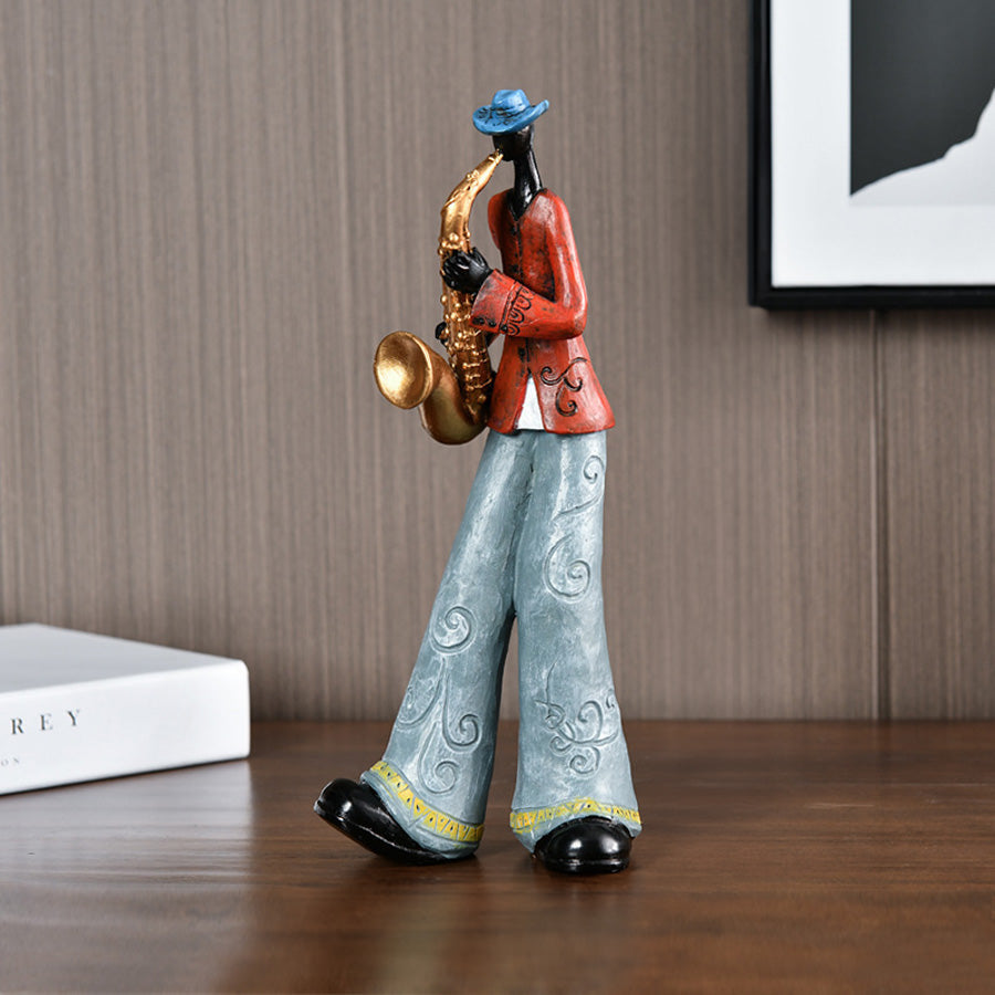 Wall Art Resin Jazz Musician Sculpture