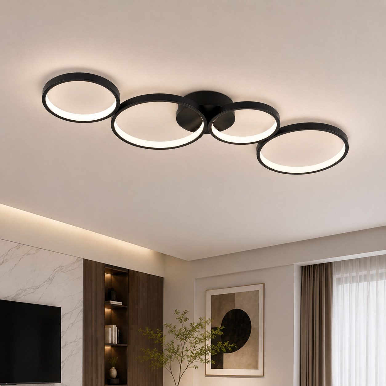 LumeAura | Modern LED Ceiling Lights for Living Room