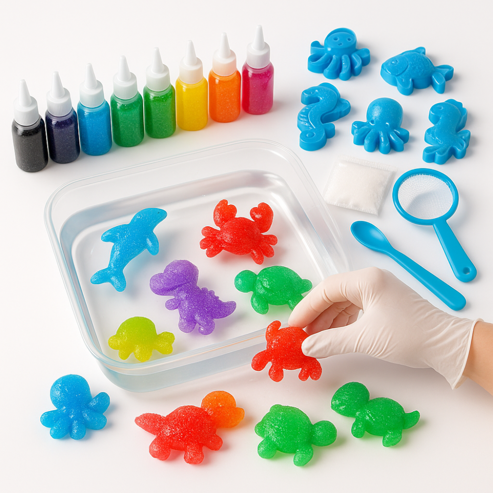 Magic Water Beads Sensory Toy Kids DIY Craft Gift Set