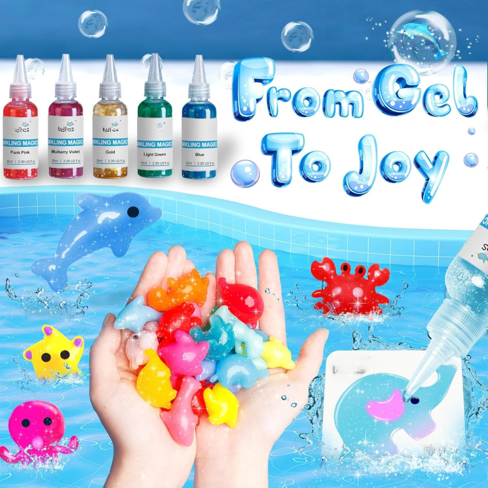 Magic Water Beads Sensory Toy Kids DIY Craft Gift Set