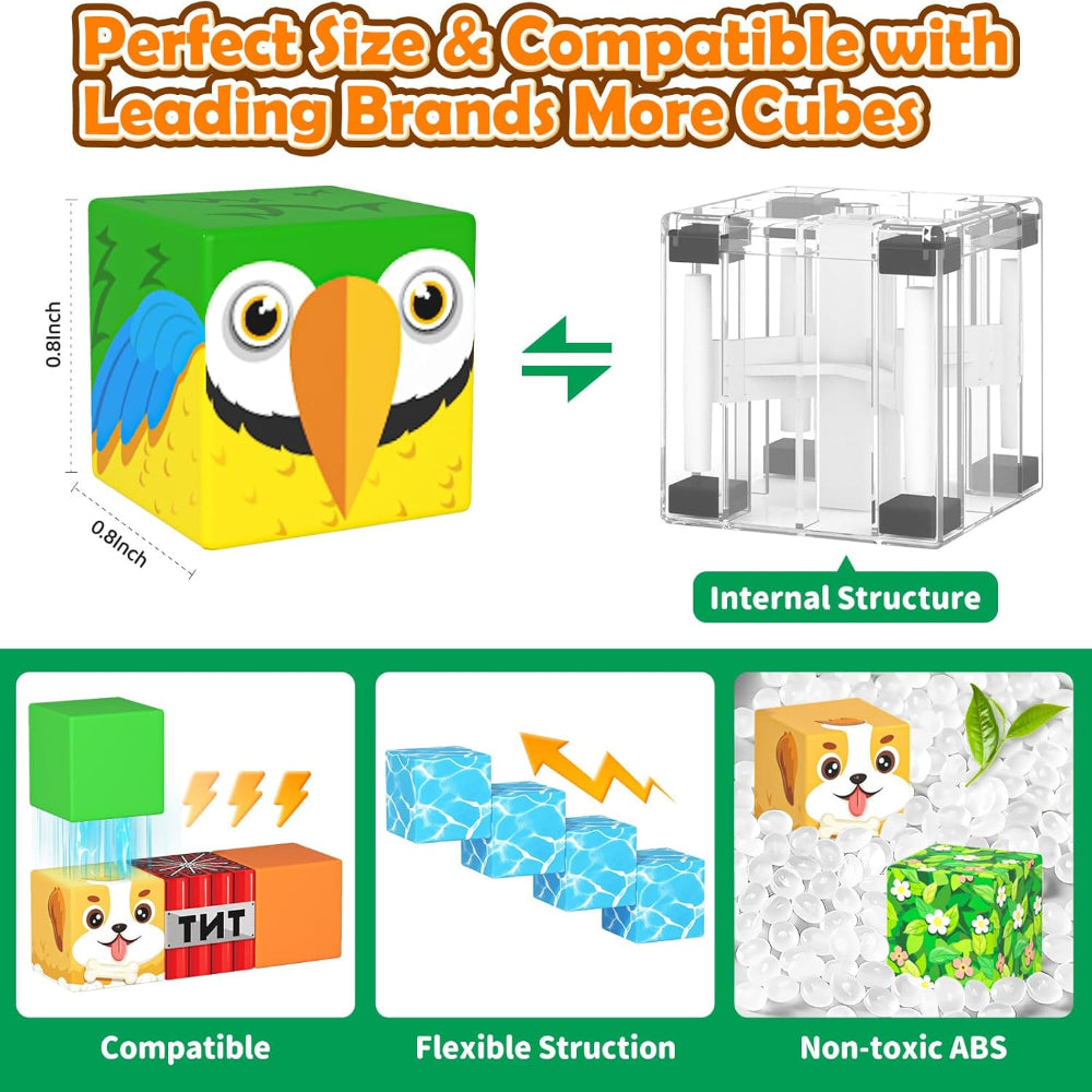 Magnetic Building Blocks Set Educational STEM Construction Toy