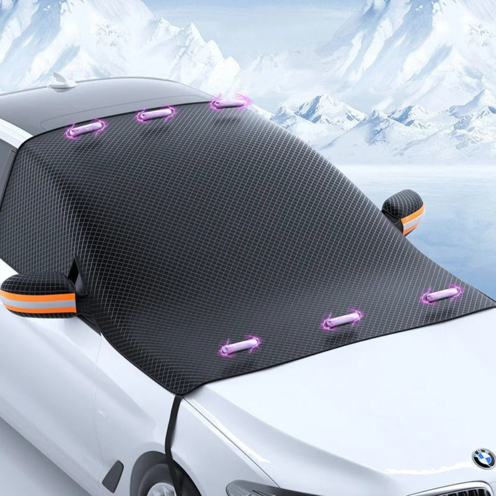 Magnetic Car Windscreen Snow Cover 2