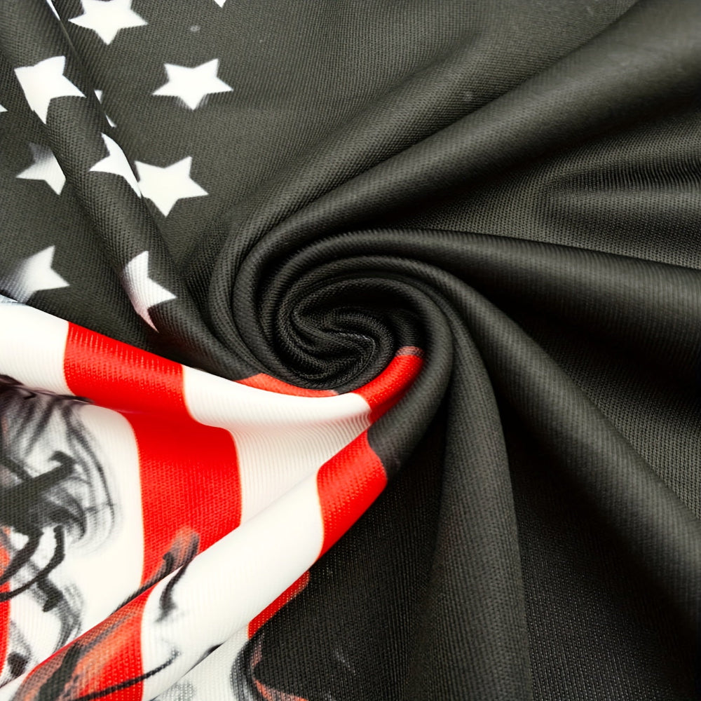 Camiseta de manga larga patriótica con bandera americana para hombre - Sudadera para el Día de los Veteranos