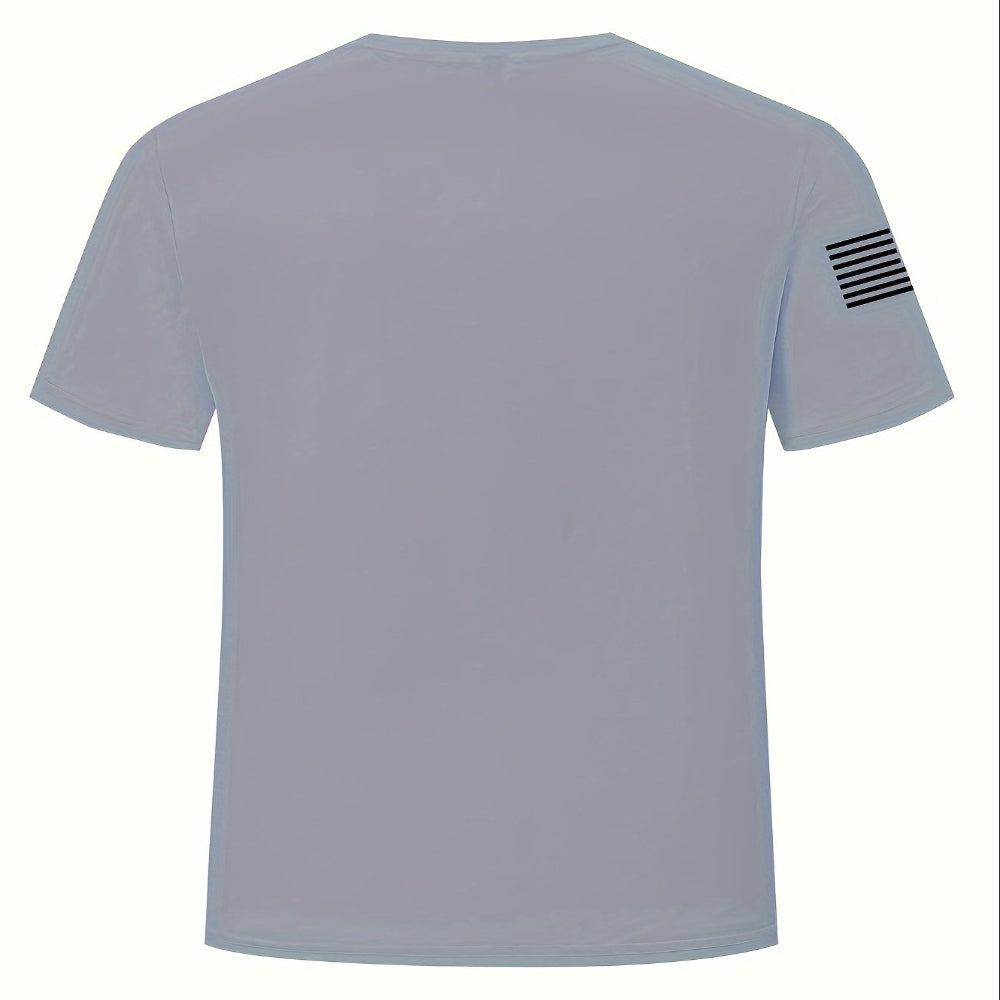 Camiseta gráfica patriótica americana para hombre - Camiseta casual para el Día de los Veteranos