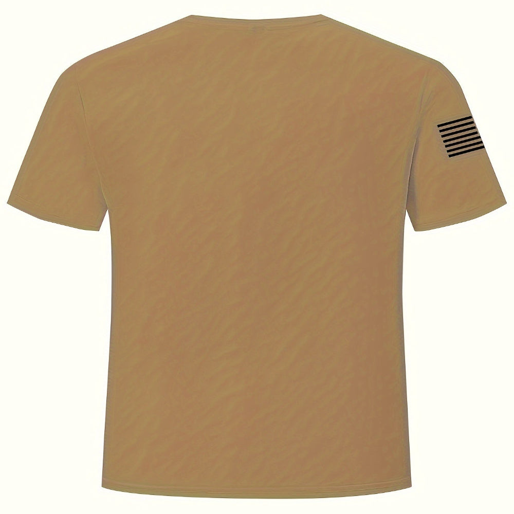 Camiseta gráfica patriótica americana para hombre - Camiseta casual para el Día de los Veteranos