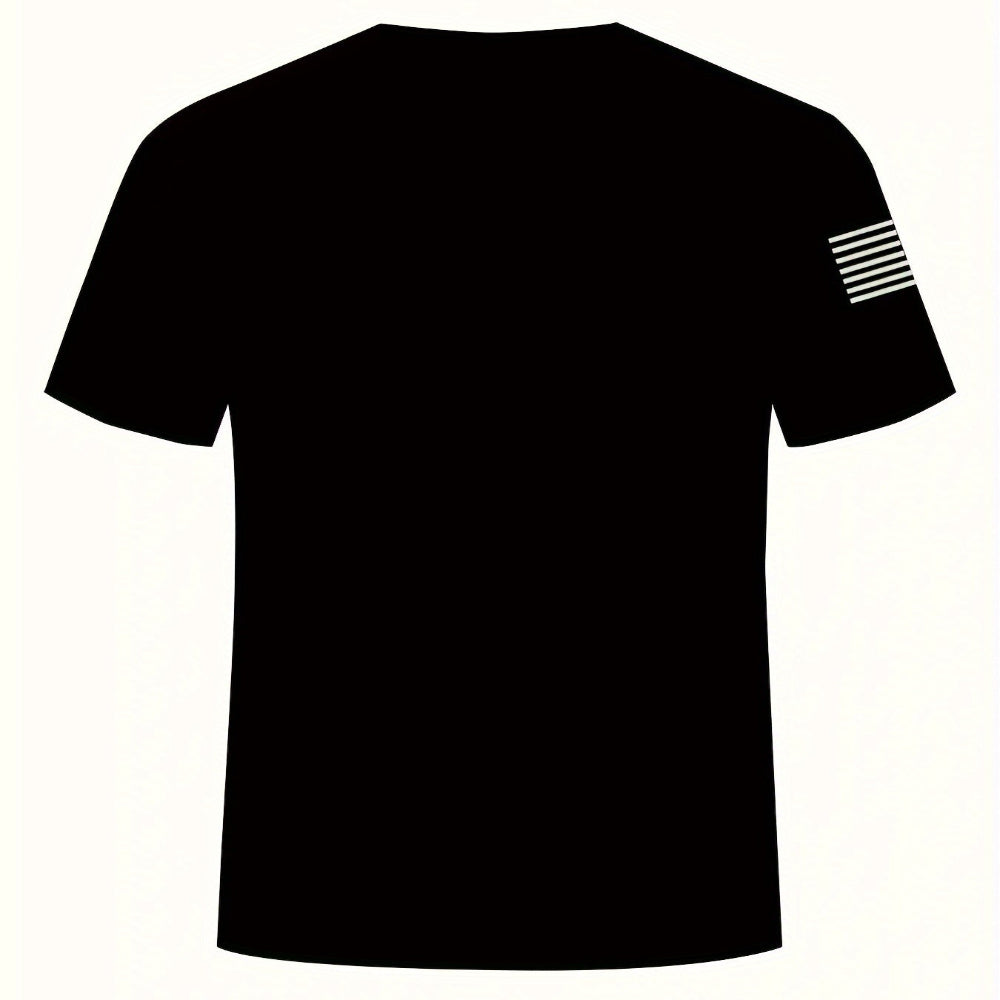 Camiseta gráfica patriótica americana para hombre - Camiseta casual para el Día de los Veteranos