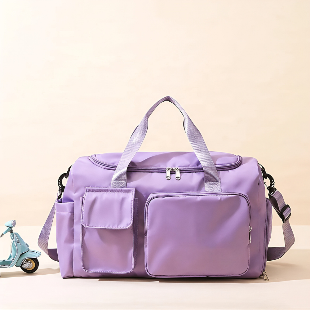 Waterproof Travel Duffel Bag | Large Gym Luggage Shoe Compartment