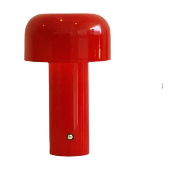 GlowSphere: Lampada da tavolo LED ricaricabile – Elegante lampada portatile a forma di fungo per l'atmosfera interna
