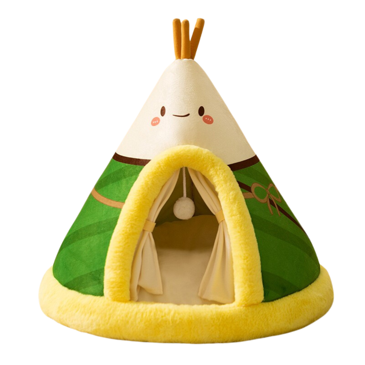 Cat Bed Tent in Soft Fleece Fabric