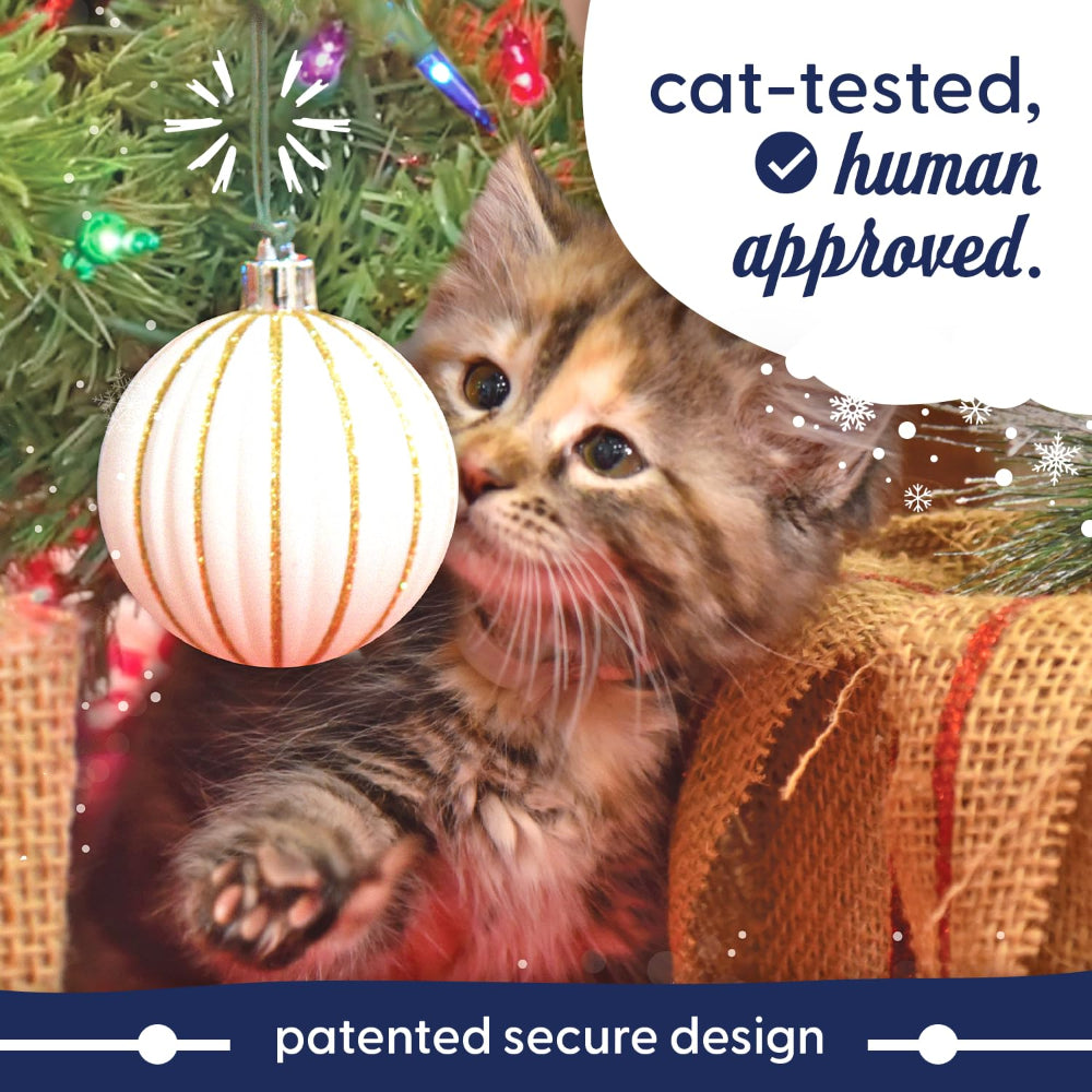 Háčky na vánoční ozdoby, pevné, bezpečné závěsné kotvící sponky