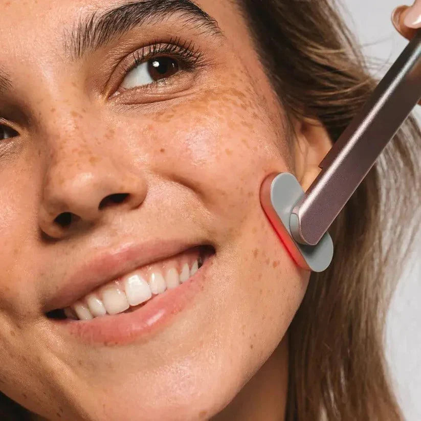 LED Facial Massager Red Light Therapy Device