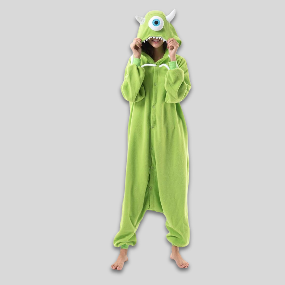 Plush Fleece Onesie Pajamas Adults Sleepwear Costume