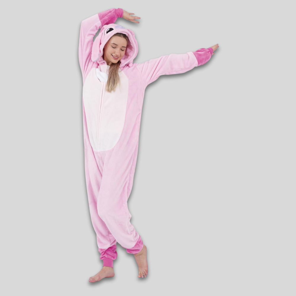 Plush Fleece Onesie Pajamas Adults Sleepwear Costume