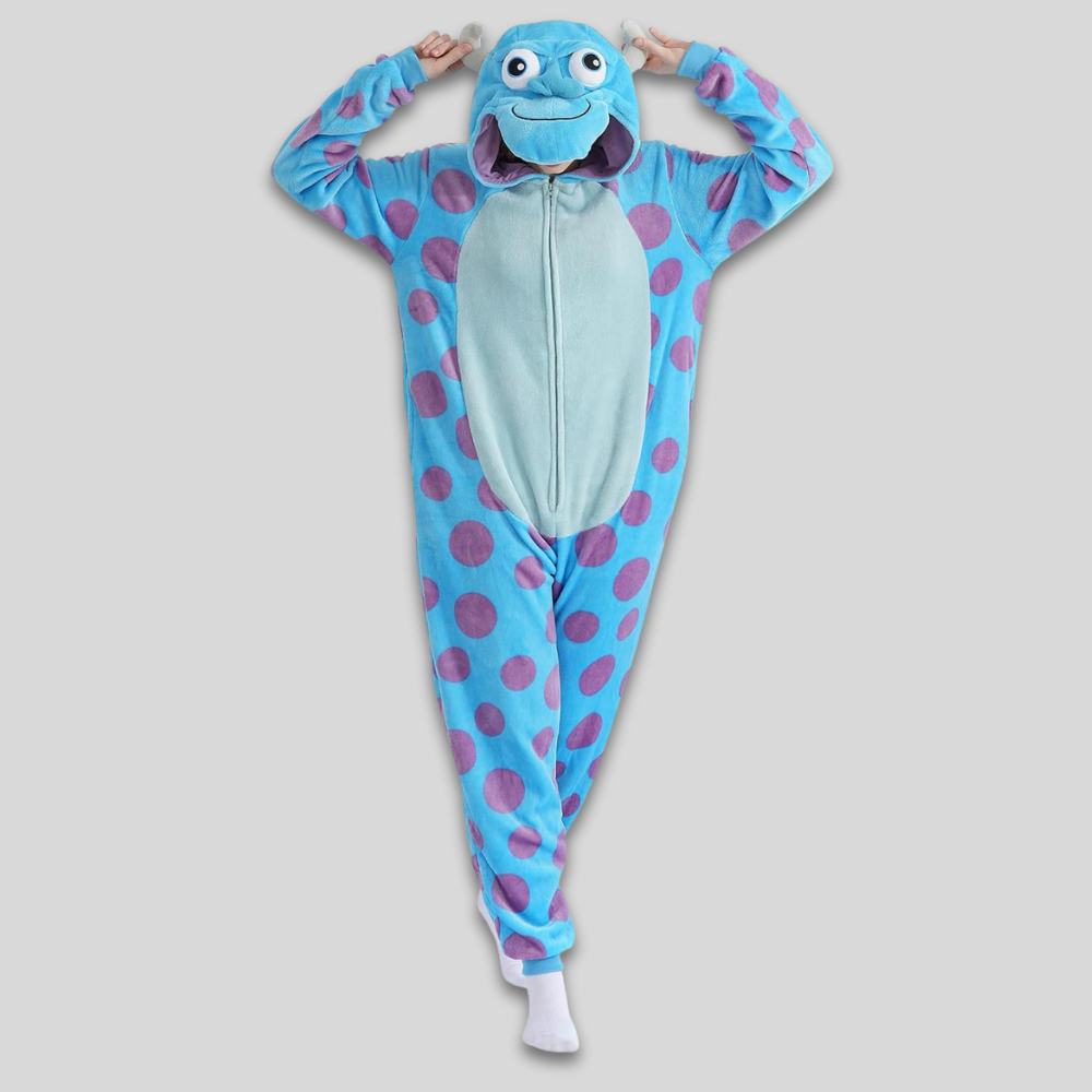 Plush Fleece Onesie Pajamas Adults Sleepwear Costume