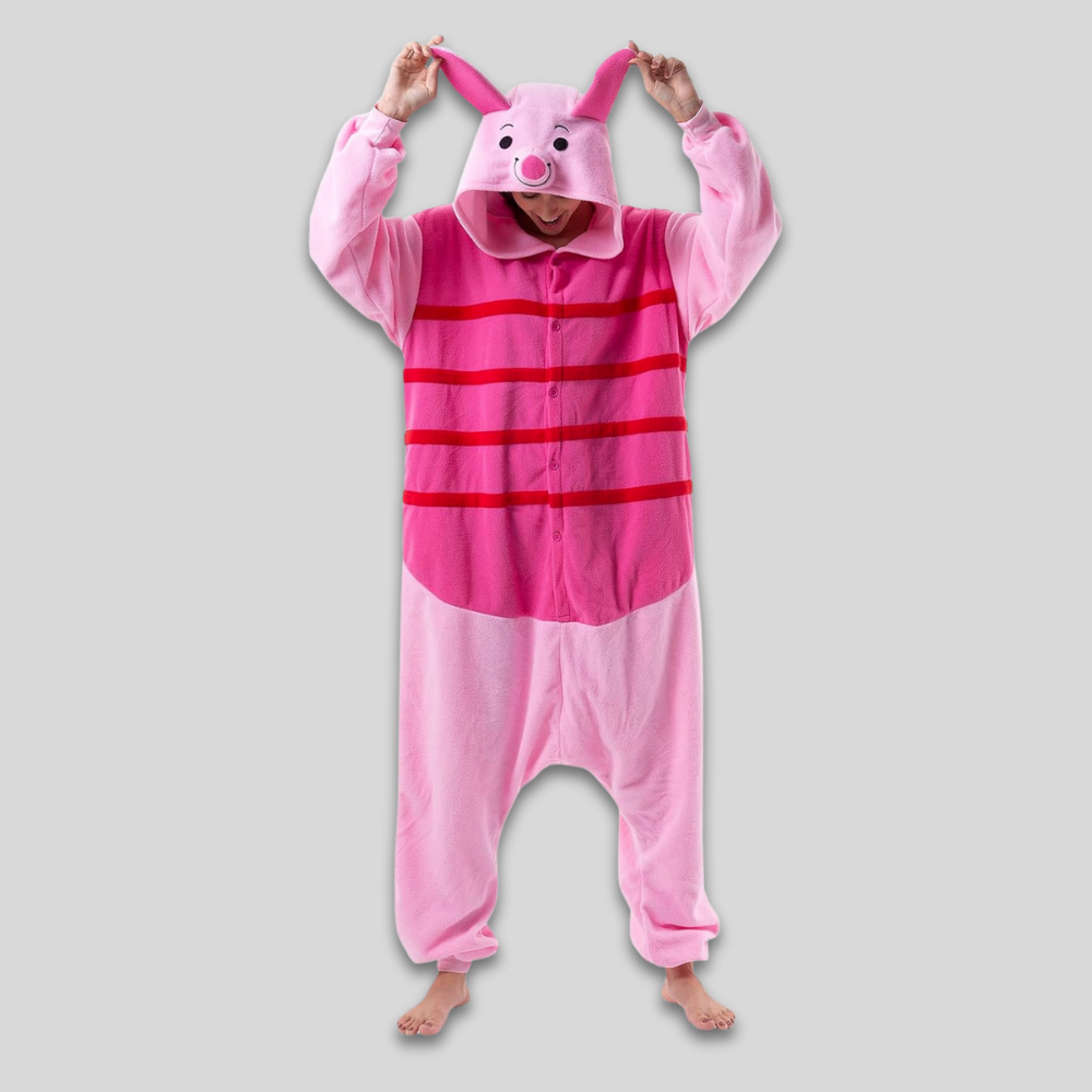 Plush Fleece Onesie Pajamas Adults Sleepwear Costume