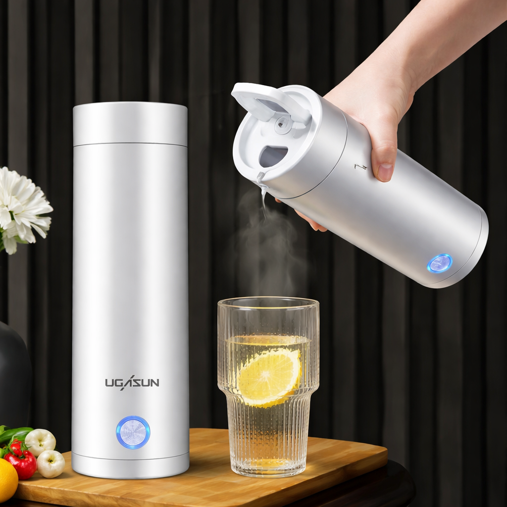 電気やかん 携帯用 旅行用 温度調節付き