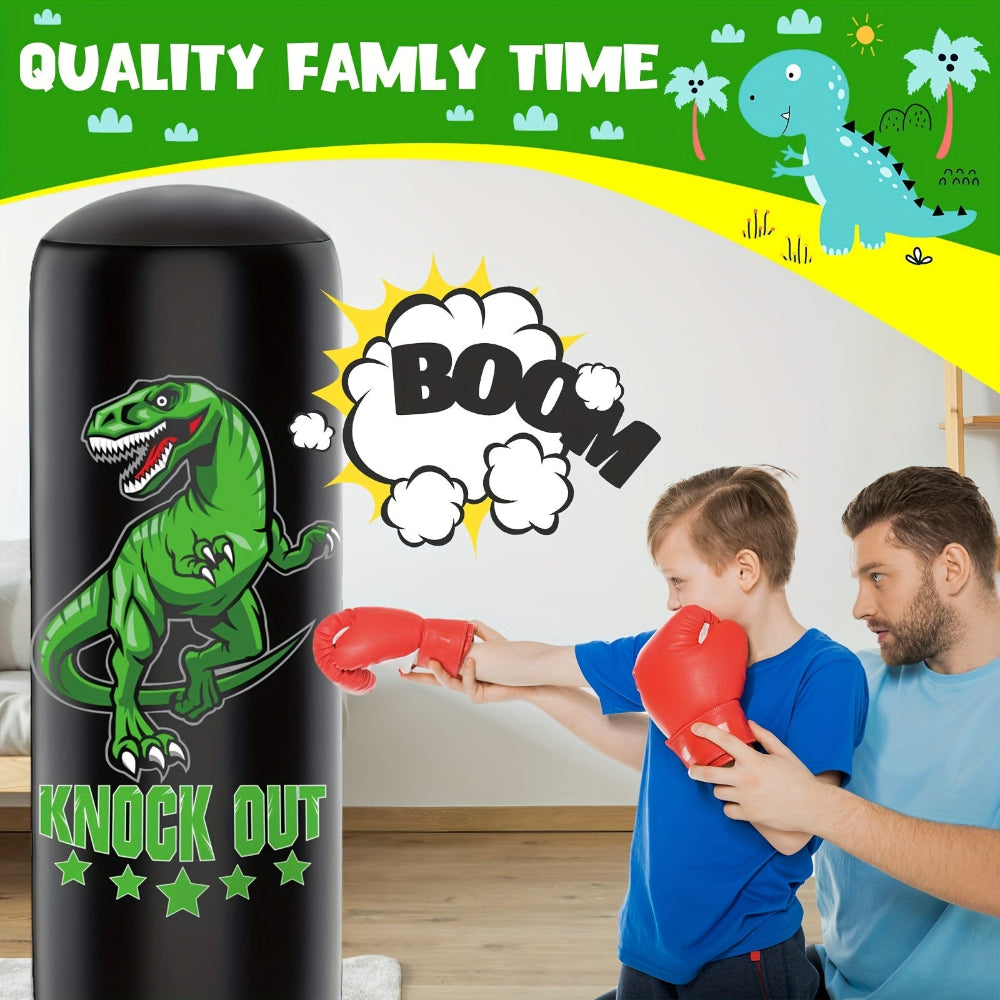 Punching Bag Kids Inflatable Boxing Toy Training Set