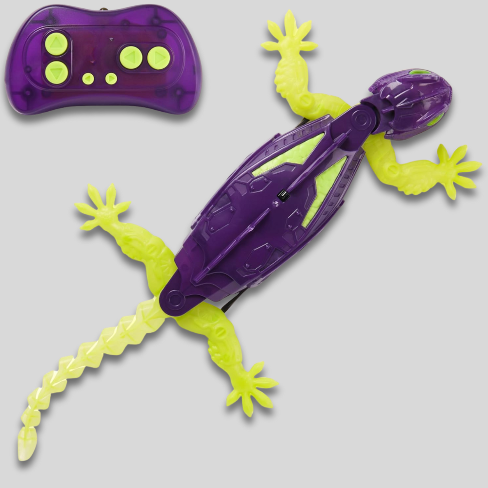 RC Toy Remote Control Glow Lizard Kids Crawling Robot Toy