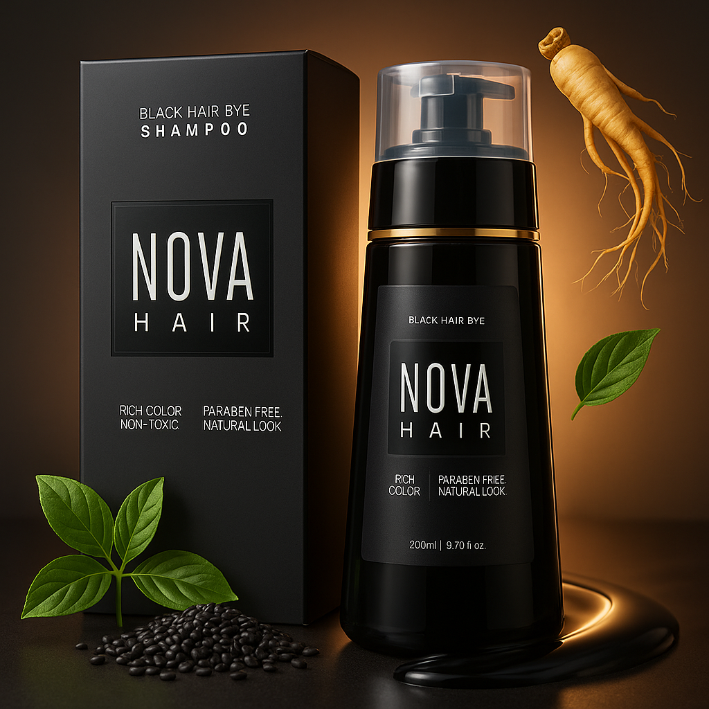 健康な髪のためのナチュラルヘアダイシャンプー