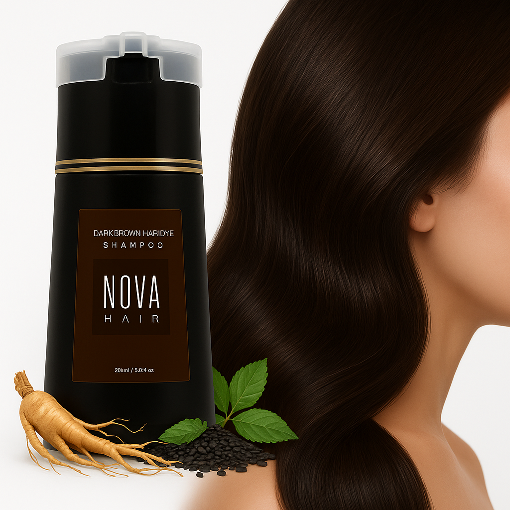 健康な髪のためのナチュラルヘアダイシャンプー