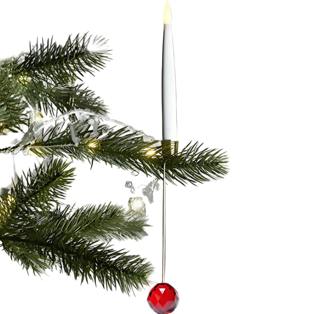 Christmas Tree Lights LED Flameless Candle Set