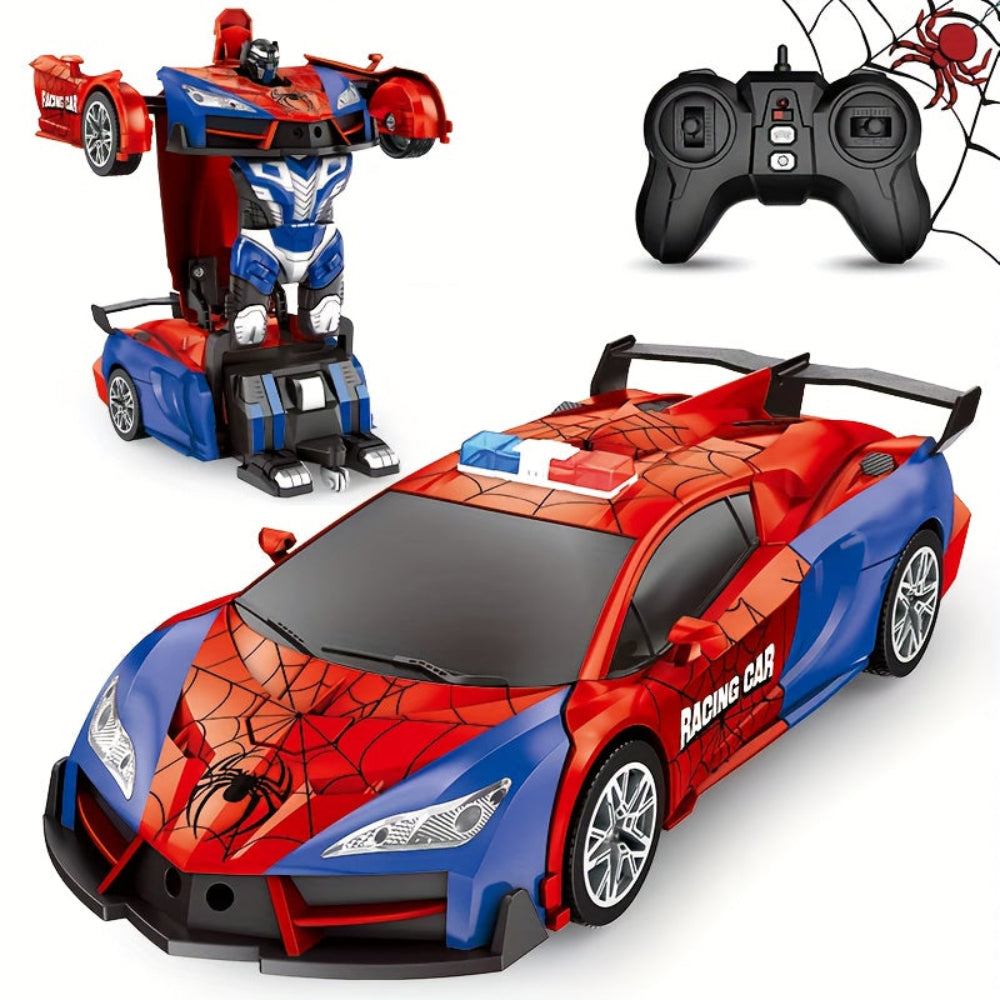 Remote Control Car Transforming Robot Kids Toy Rechargeable