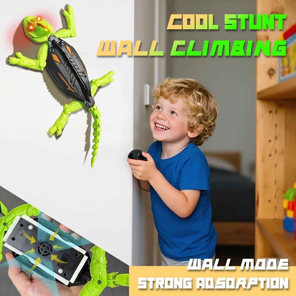 Remote Control RC Toys Lizard Cockroach Wall Climbing Robot Kids Playtime