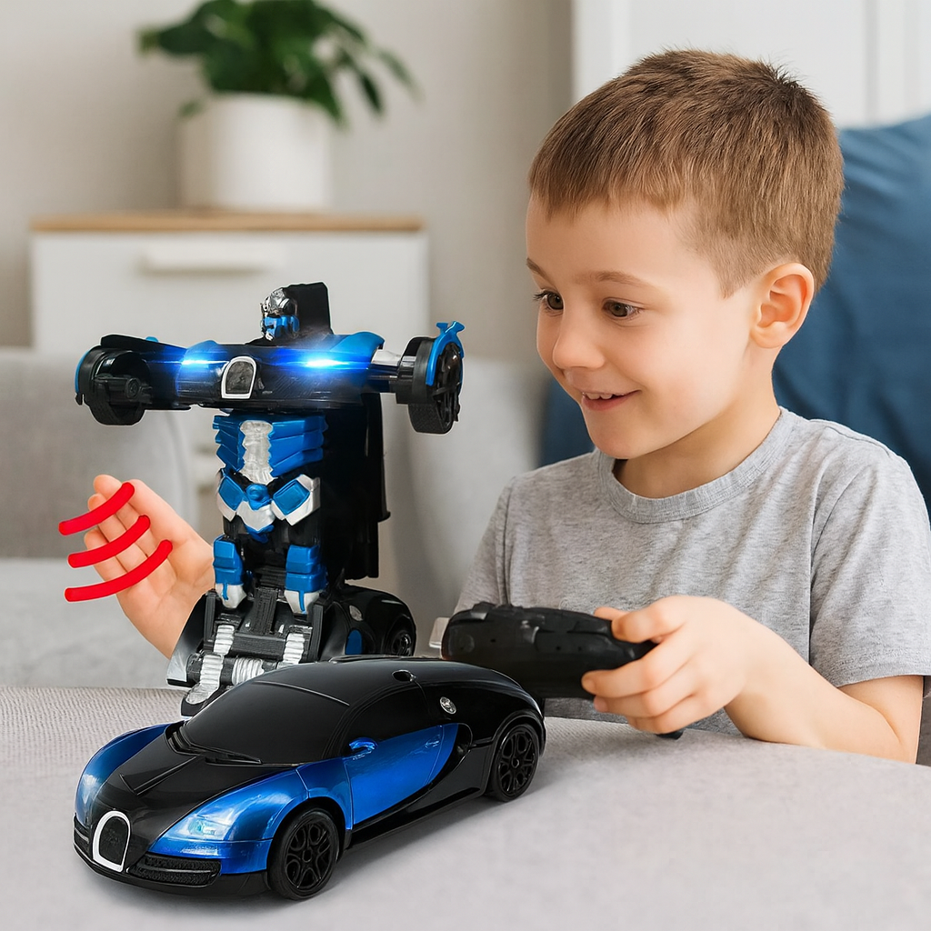 Remote Control Robot Car Transforming Toy