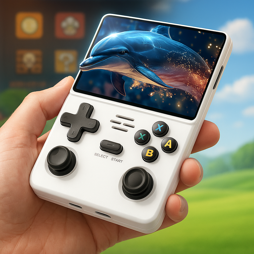 Gaming Console Retro Style Portable Handheld Device