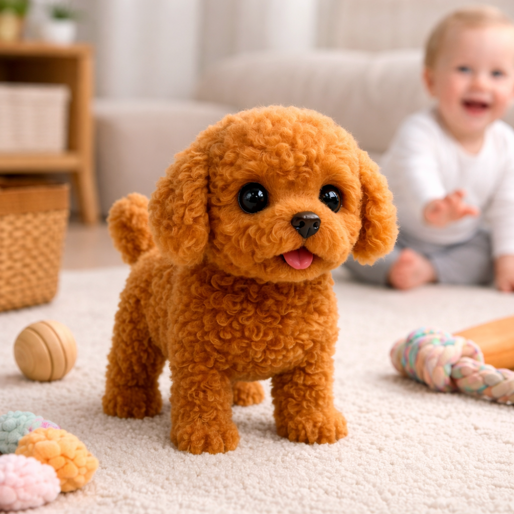 Robot Puppy Realistic Dog Interactive Plush AI Dog Robot