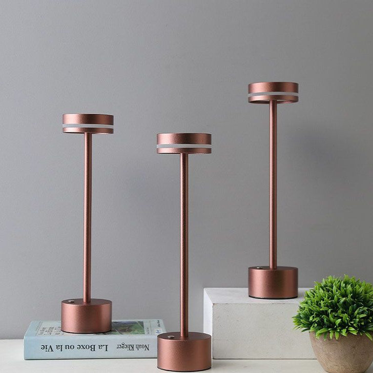 LED-Tischlampe Wiederaufladbar Aluminium Dimmbar