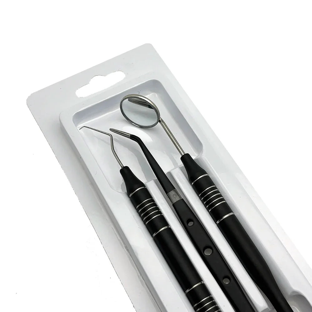Teeth Cleaning Kit with Steel Dental Tools