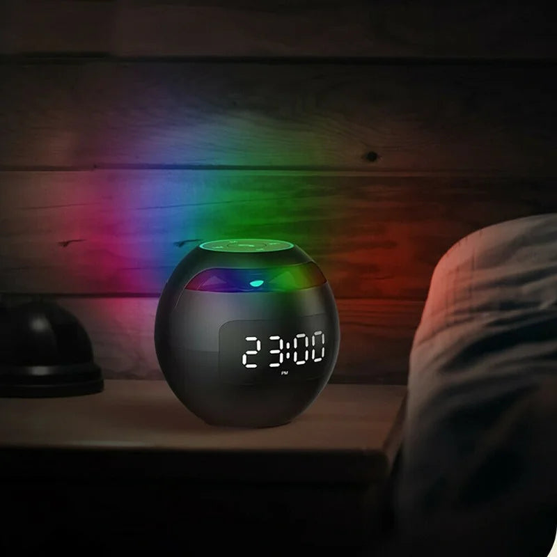 Bluetooth Alarm Clock with LED Light Show