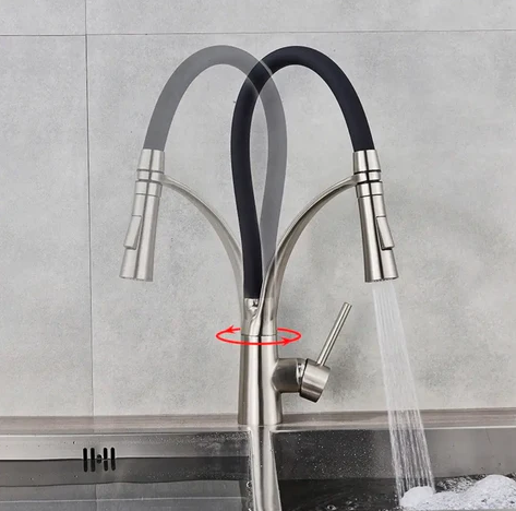 Kitchen Tap with Pull Out Spray Function