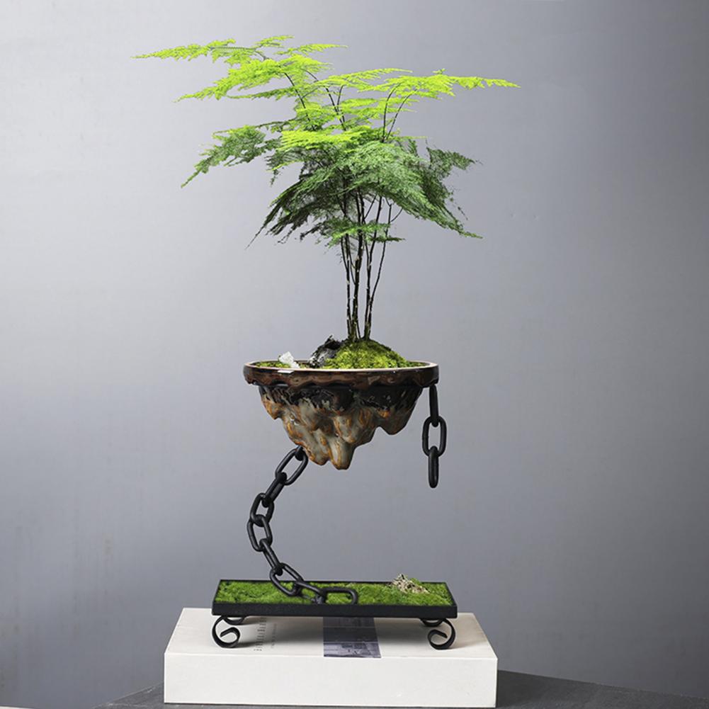Plant Pot Floating Bonsai Hanging Display Bowl