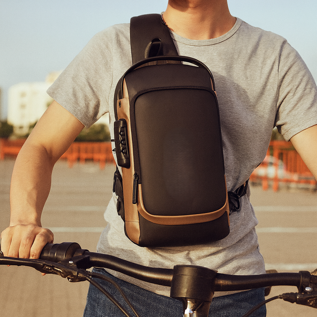 Men's Travel Shoulder Backpack | Small Anti Theft Rucksack