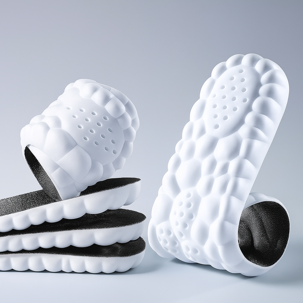 Shoe Insoles Shock Absorbing 4D Cloud Comfort Cushion Inserts