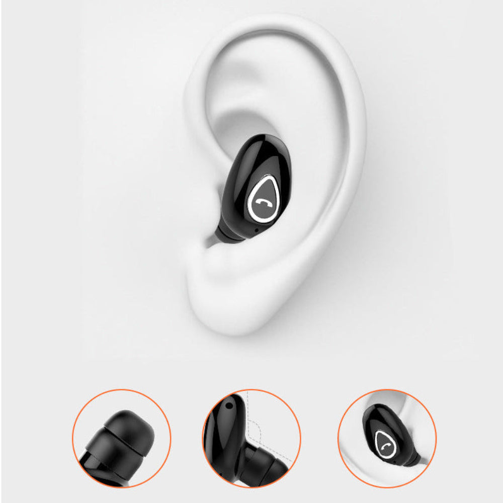 Bluetooth Earbud Wireless Mini Invisible Single Ear Headphone