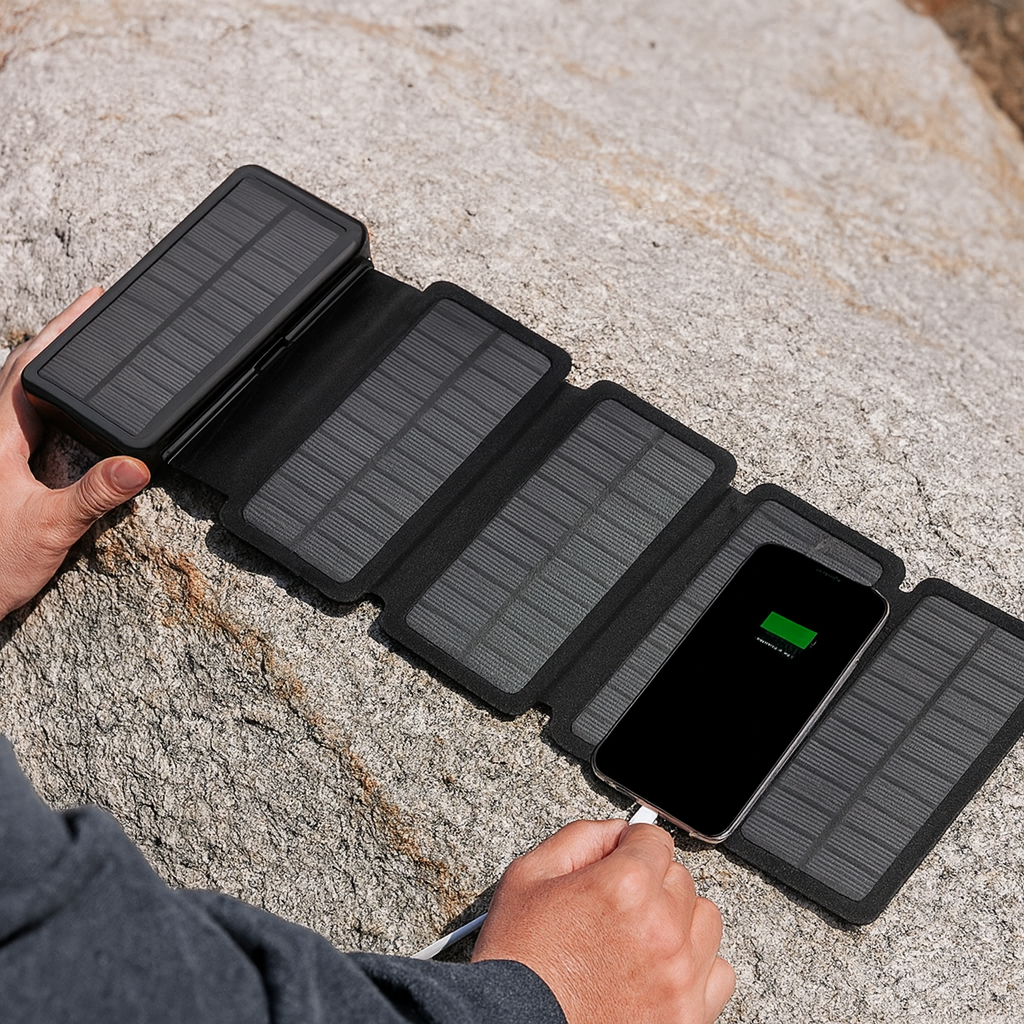 Solar Hunting Gear Portable Foldable Power Bank