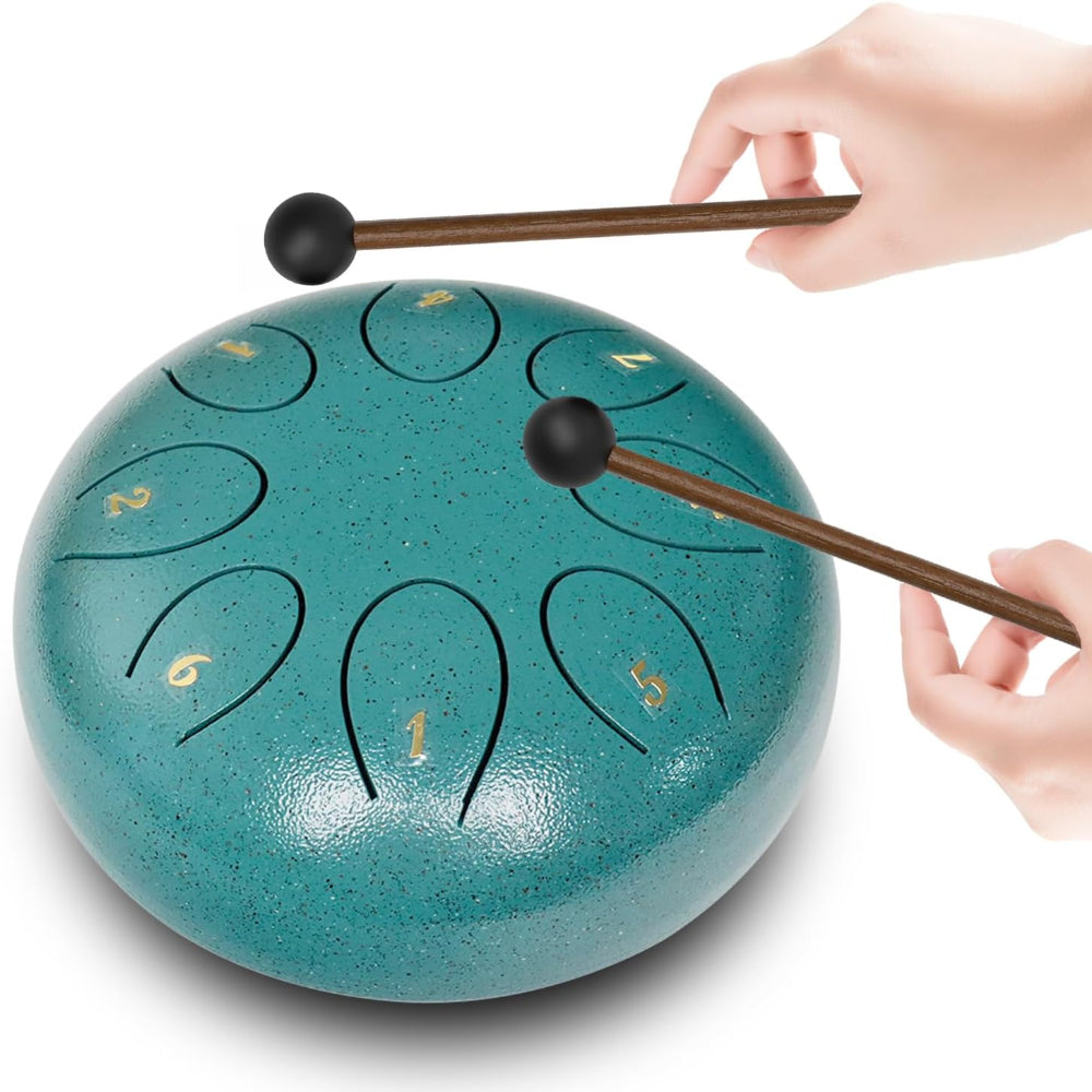 Steel Tongue Drum Handpan Percussion Meditation Instrument