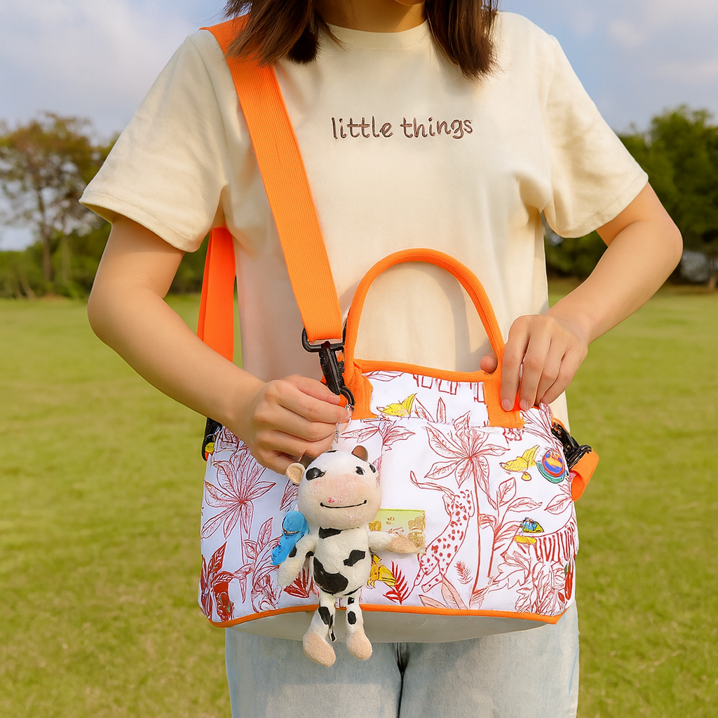 Women's Stylish Waterproof Diaper Tote Bag | Animal Print