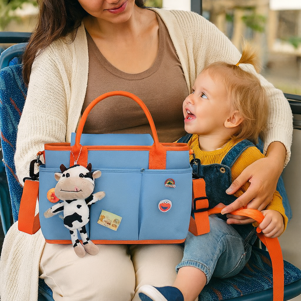 Women's Stylish Waterproof Diaper Tote Bag | Animal Print