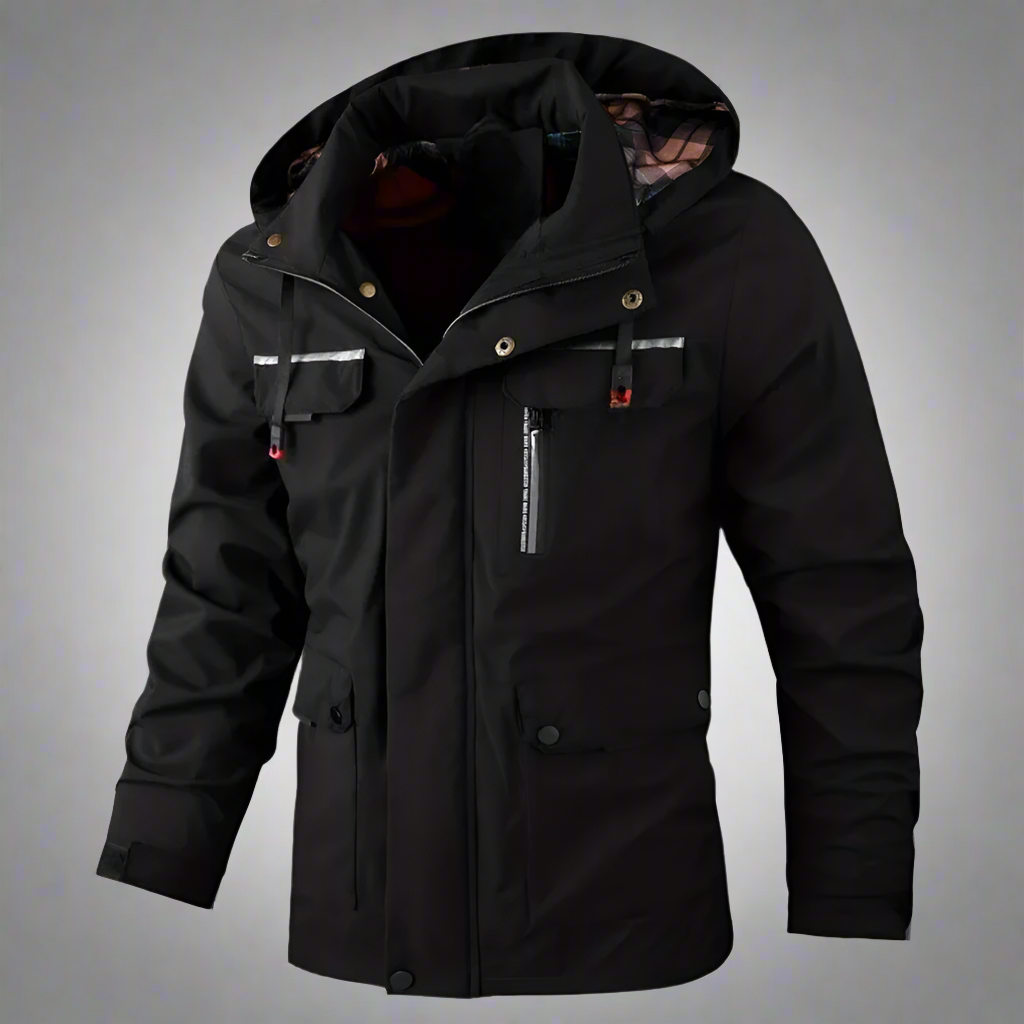 メンズ防水冬用フード付きジャケット | 暖かいコート