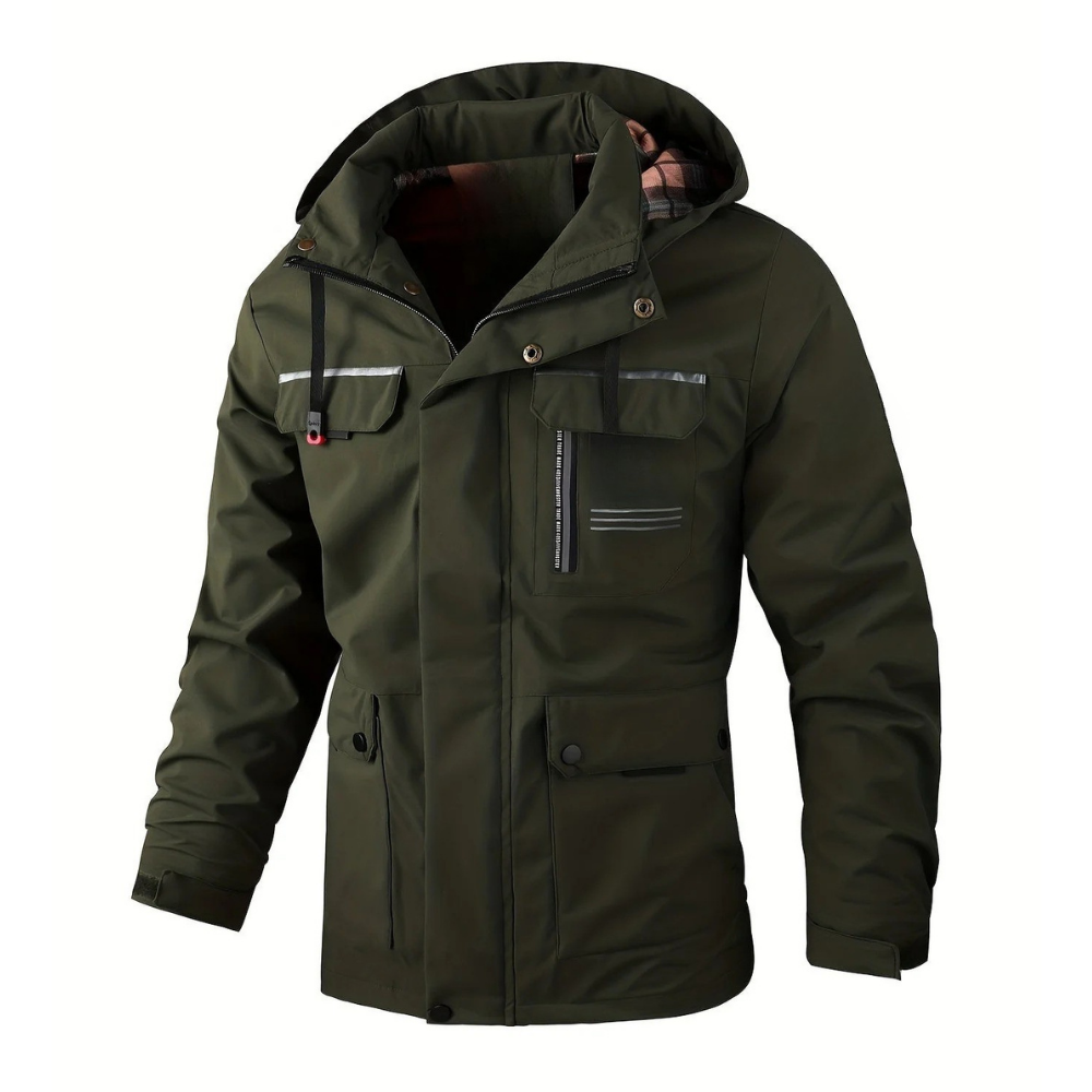 メンズ防水冬用フード付きジャケット | 暖かいコート