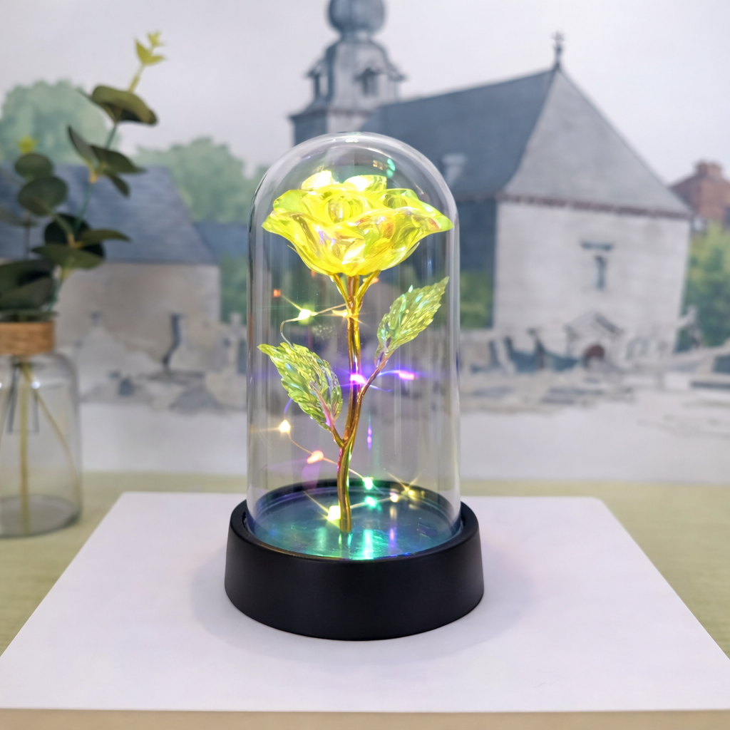 Table Lamp Rose LED Light Display