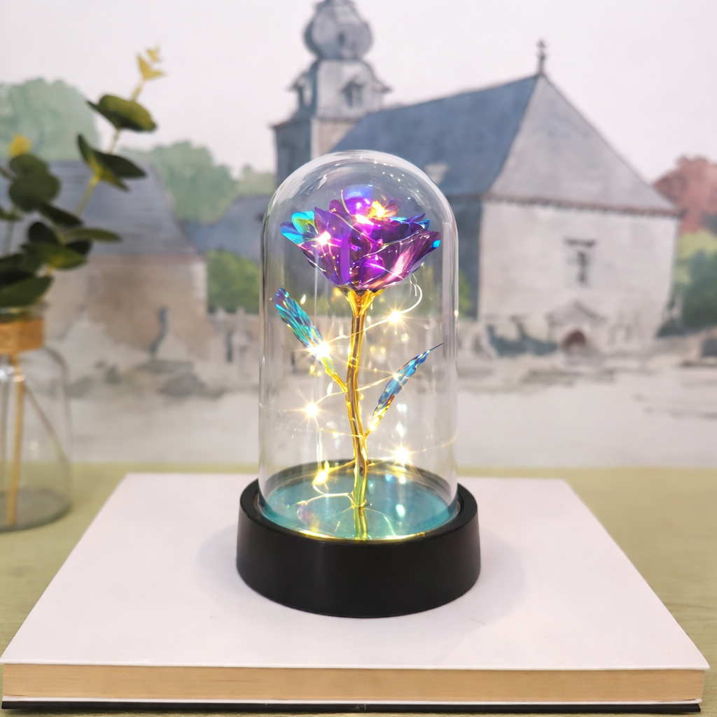 Table Lamp Rose LED Light Display