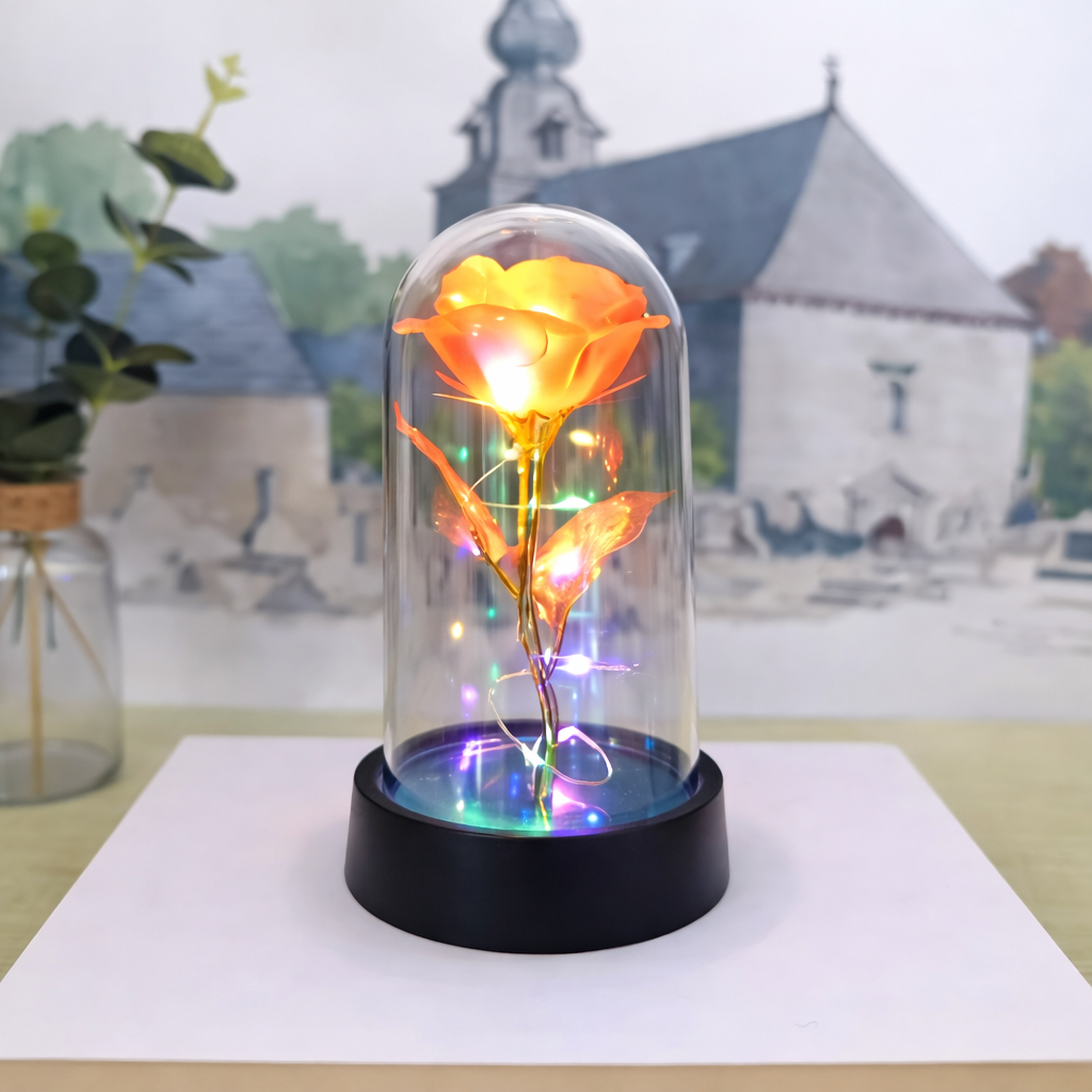 Table Lamp Rose LED Light Display