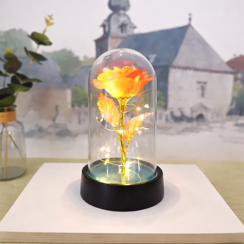 Table Lamp Rose LED Light Display