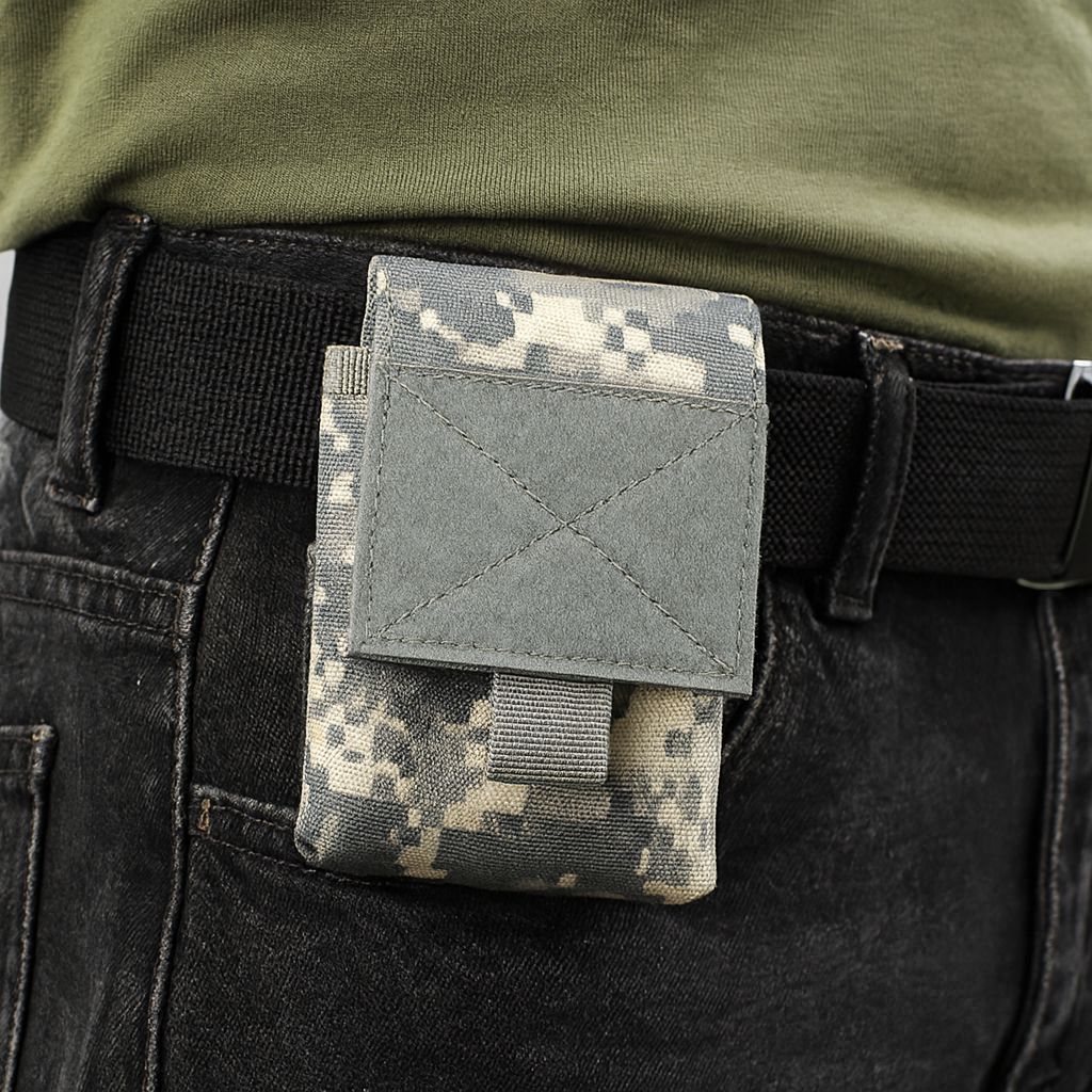 メンズ戦術コンパクトユーティリティポーチ | モールベルトアタッチメント