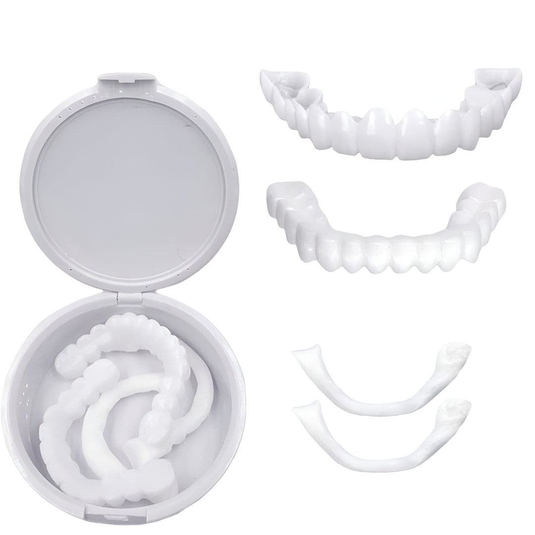 Teeth Veneers Smile Cover Snap Fit Cosmetic Caps